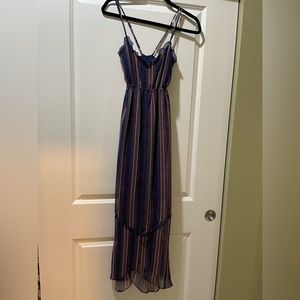 BCBGeneration Strappy Striped Maxi Dress Size XS